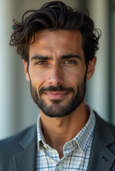 a a 35 yo man from United Arab Emirates in modern, anfas ,ultra-detailed,(photo-realistic:1.),HDR,extremely detailed face and body, portrait, day lighting, soft lighting, not professional photo