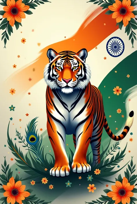 Make a poster for independence day India