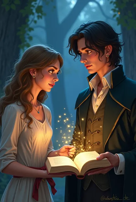 

Lucy, still in awe of everything that had happened, He nodded with determination. Eldarion smiled and raised a hand, making the book float between them. The pages were filled with words again, but this time, las palabras formaban una historia diferente c...