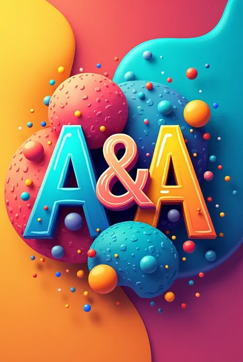 Create a profile image banner of "A & A online store" with catchy color