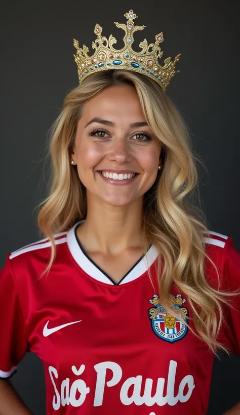 Fairy godmother, With the shirt of São Paulo Futebol Clube.