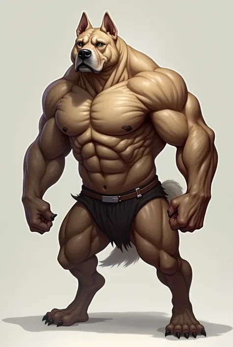 muscular dog