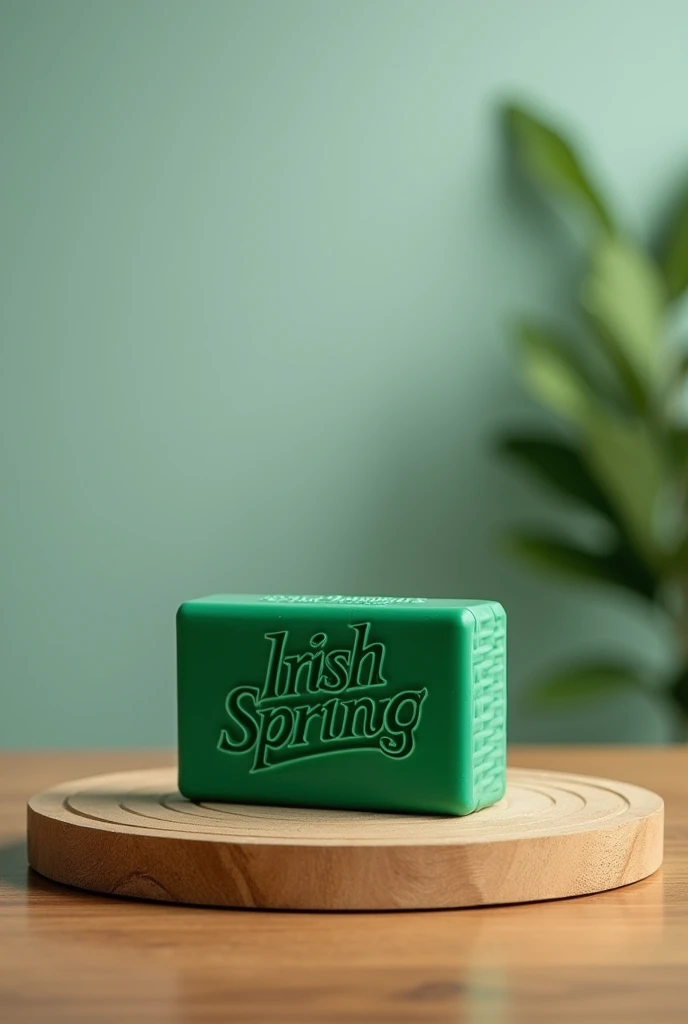 Irish spring soap on the table