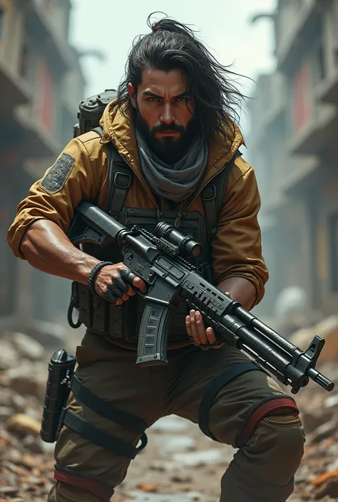 Create a free fire character image for your youtube channel
