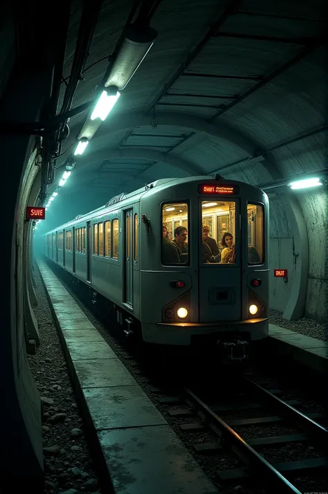 underground train
