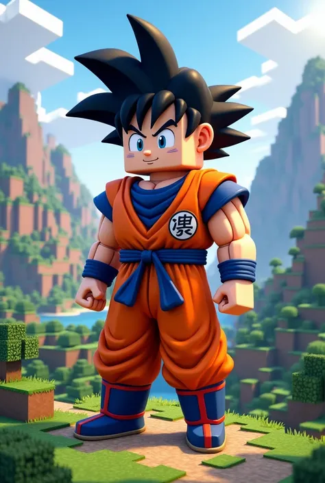 Goku a Minecraft 