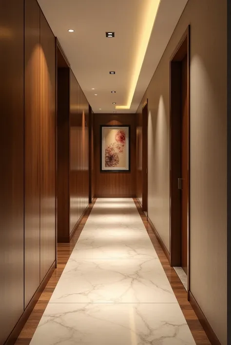 (Photorealism:1.2), corridor of a business hotel