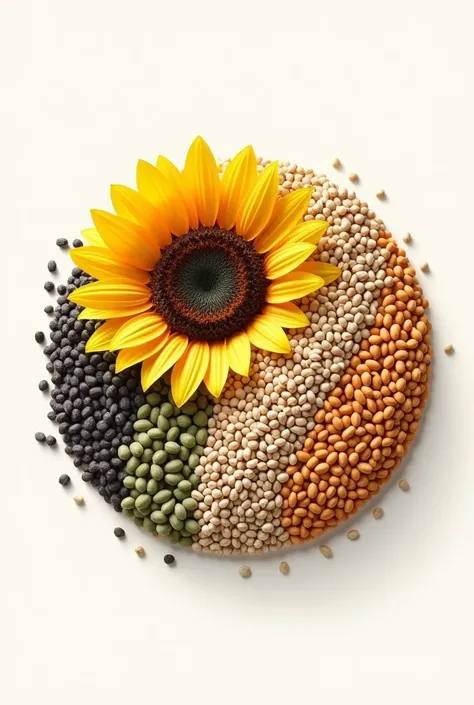 Create a food seeds image for logo