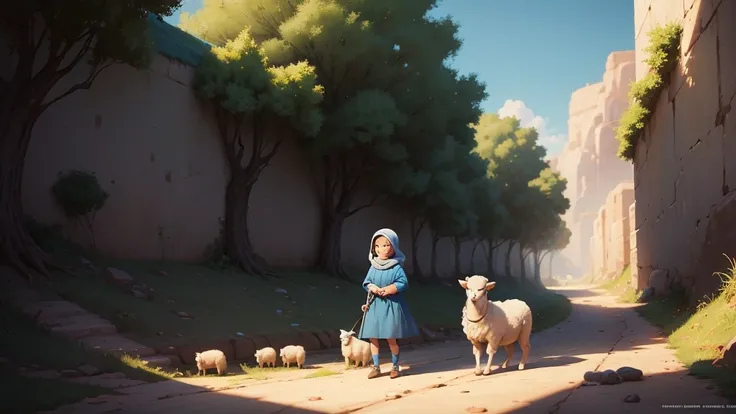 The Little Shepherd of Sheep,Diney Pixar Style