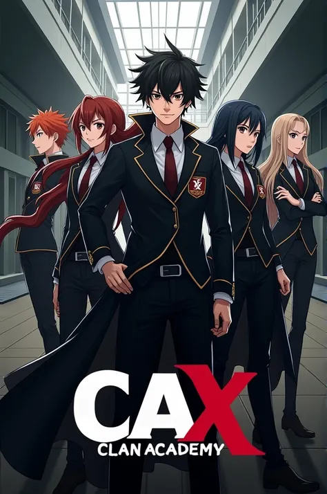 Soon about "Clan Academy X" with their initials, that is "CAX" and that it is black 