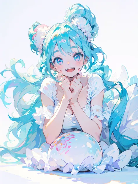 on all fours, big tits, showing the tongue, open mouth, sexy pose

Hatsune miku, (masterpiece,Highest quality, Very detailed, beautiful, Exquisite, 16K, Full HD), ((smile,Happy:1.5)),get up,((Frills, Sparkling fluffy layered ball gown)), (Wavy Hair,Fluffy ...