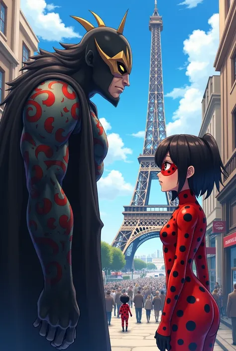 Choso de jujutsu kaisen en miraculous lady bug