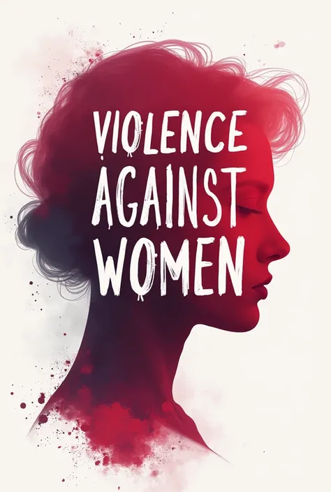 Create a campaign logo on the theme of violence against women,Aimed at the public 

