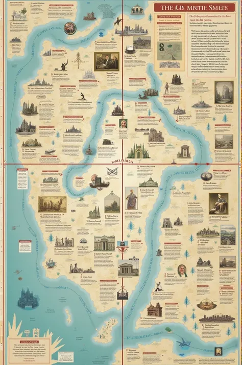 Create me a conceptual map with the history of auditing 