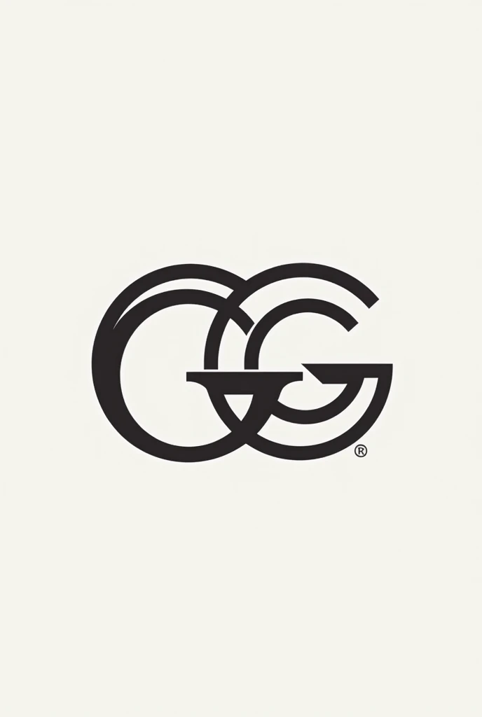 Logo with the letters GG of products 