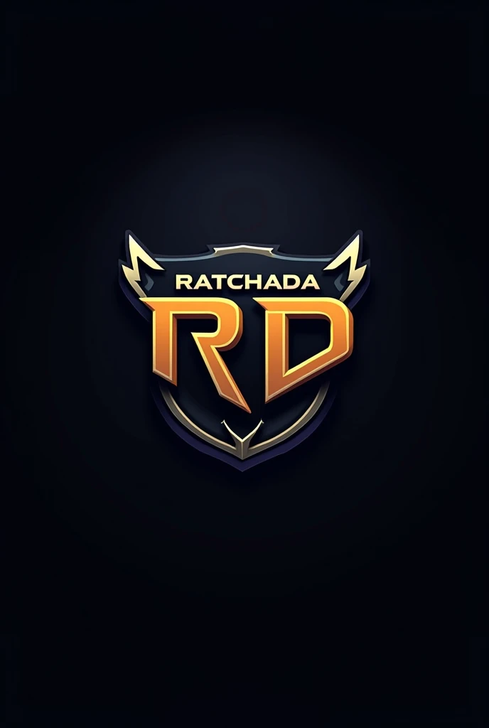 Create a football club logo “RD” to clearly represent RD., Gives a fierce feeling, Unmoved, And victory. Below is a picture that says “Ratchada United.”