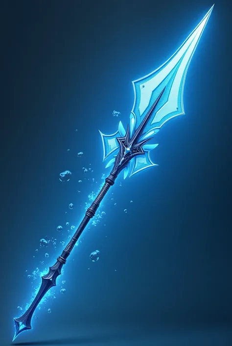 Blue spear for women, has the power of water in use, is modern, beautiful, but looks agile, easy to use.