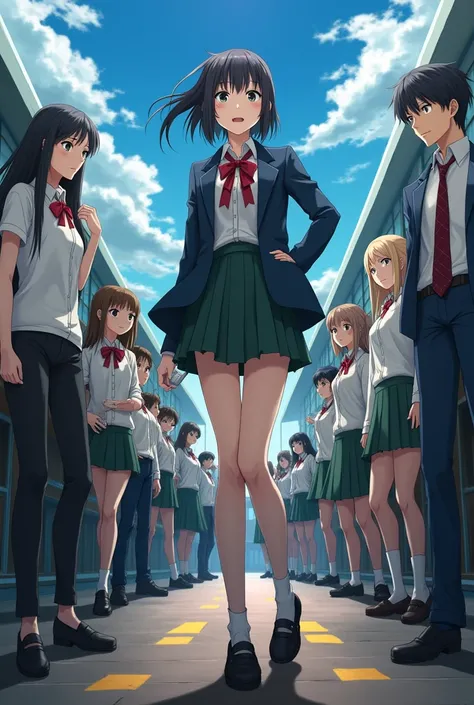 Anime that represents violence in educational units 