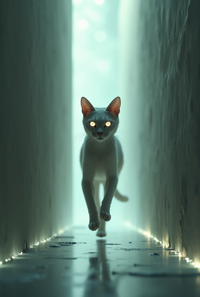 Cat Walking Through Walls 