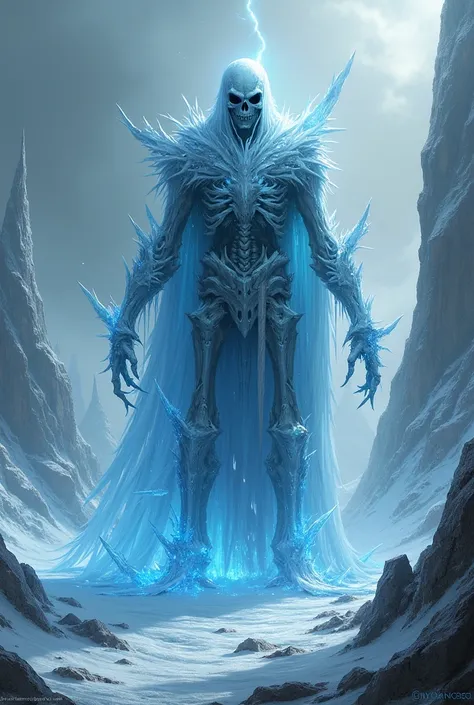 An angry and cursed Ice King.

