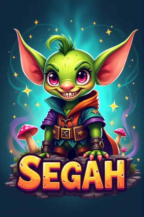 make a cute goblin logo named SEGAH