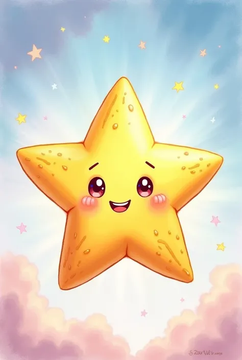 drawing of a cute star 