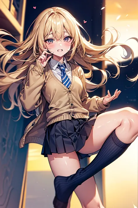 Browsing Caution,​(Highest quality, 8k, masterpiece:1.3,beautiful girl), (Very detailed)Glowing Skin,(((Long Hair,blonde,Beautiful Hair))),(Perfect Anatomy, Anatomically correct, Very detailed肌),((Golden Eyes)),((Perfect Fingers,Five Fingers)),((Light blue...