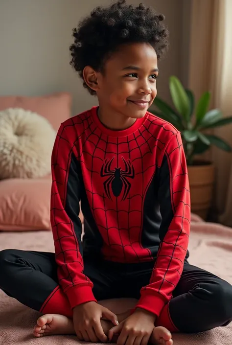 Miles Morales Spiderman Themed Sleepwear Pajamas 