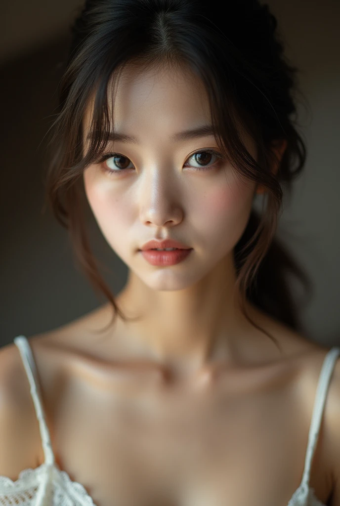 realistic photo, 25-year-old Japanese woman, nude, looking at the camera, from above, detailed face and body, natural lighting, high resolution, photorealistic, (best quality,8k, high res,masterpiece:1.2),ultra-detailed,(realistic, photorealistic,photo-rea...