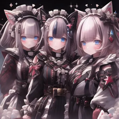 1
anime character with pink hair and blue eyes in a black dress, from girls frontline, from the azur lane videogame, inspired gacha club game, girls frontline cg, fine details. girls frontline, characters from azur lane, beautiful anime catgirl, anime catg...