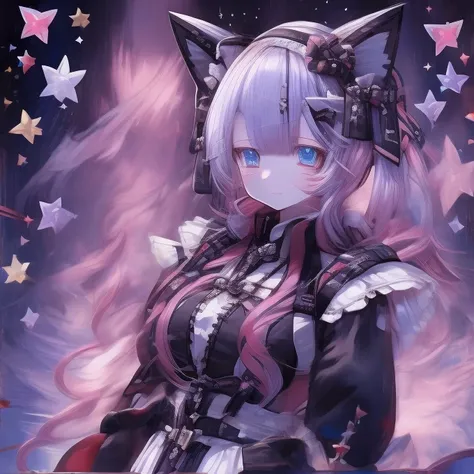 1
anime character with pink hair and blue eyes in a black dress, from girls frontline, from the azur lane videogame, inspired gacha club game, girls frontline cg, fine details. girls frontline, characters from azur lane, beautiful anime catgirl, anime catg...