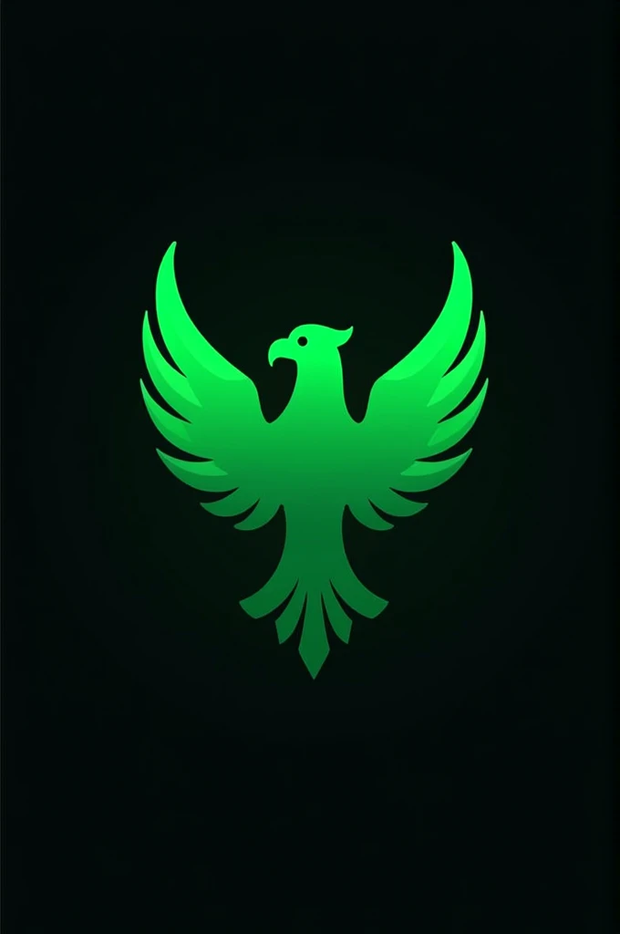 Create me a logo with the name Ema. With a green eagle and the name of the network