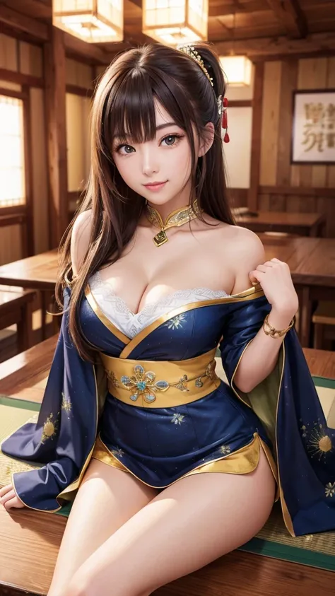 (8k, Ultra-high resolution, Highest quality, Tabletop:1.2)、Japanese girl&#39;s life々Beautiful portrait、Ultra-high resolution、Highest quality、 (Big Breasts、Push out your chest:1.35)(Protruding nipples:1.5)｛Hide all breasts:1.35｝((Black low rise hot pants:1....