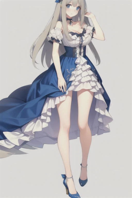 lexington (warship girls r),((masterpiece)),(((best quality))),((ultra-detailed)),((illustration)),((disheveled hair)),((frills)),(1 girl),(solo),1girl,masterpiece, (8k, best quality, masterpiece:1.2),highly detailed,ultra-detailed,masterclass,best quality...