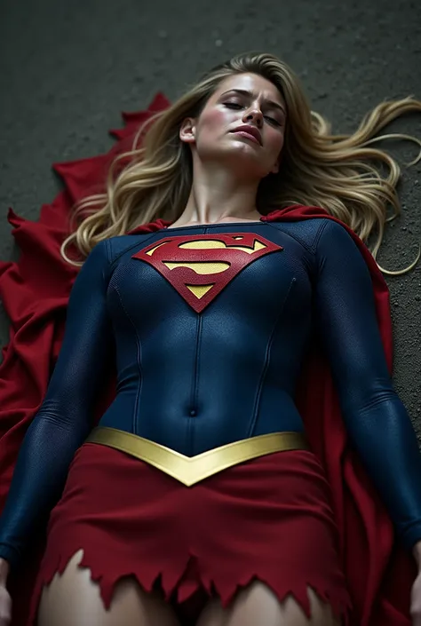 Supergirl, after fighting with all her might against Doomsday, the strongest enemy she ever fought, was tragically defeated. She was finished with the dark beam attack which penetrated her body with no mercy. Supergirls listless body lies on her back. Her ...