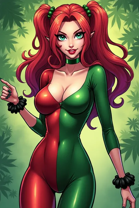 Poison ivy de "Harley Quinn : the animated serie" en version manga japonais