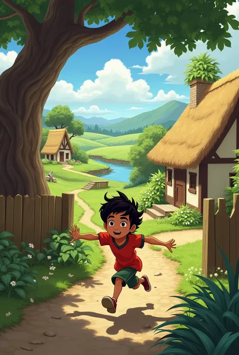 A mischievous boy named Rohan lived in a small village.