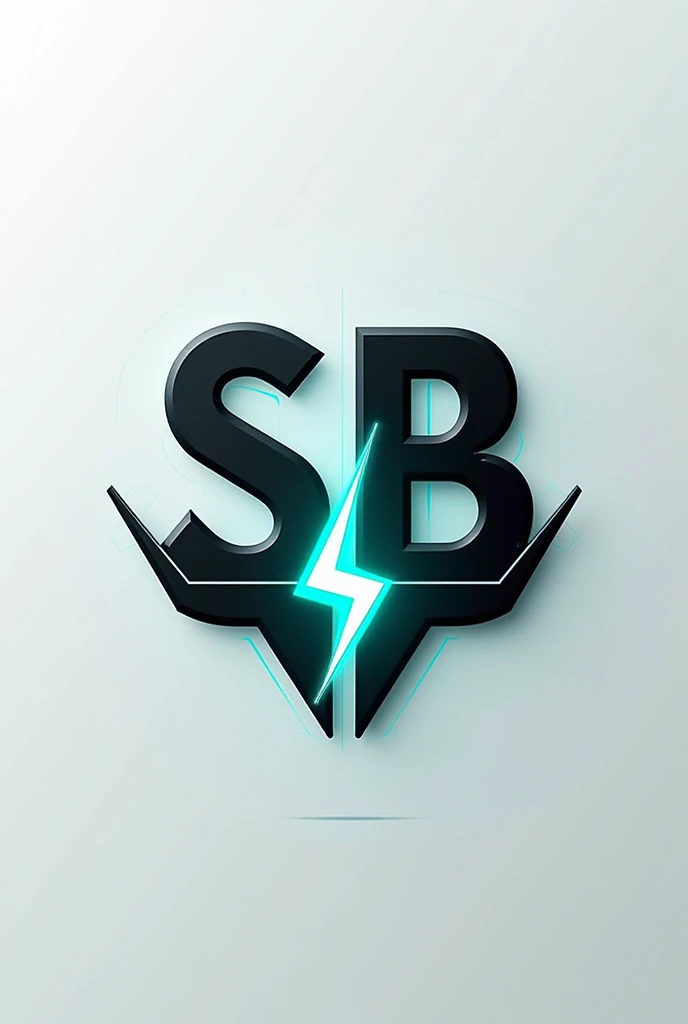 "SB" brand logo,theme electric engineering ,