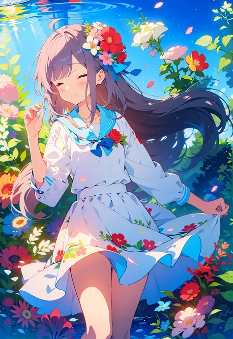 seabed is full of flowers