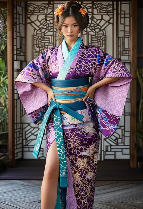 Outfit: Hailey Grice emanates the allure of Wano Kuni in her exquisite attire, effortlessly blending traditional Japanese style with a touch of fantasy. Adorned in a vibrant kimono adorned with intricate patterns and a wide obi belt, Hailey exudes elegance...