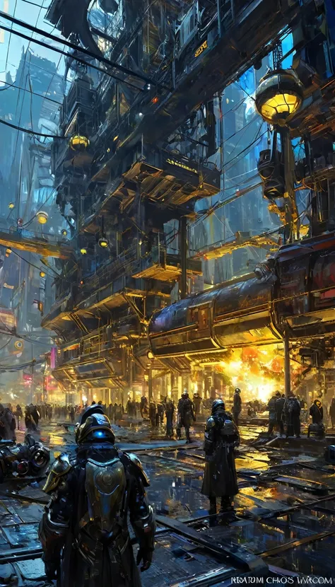 World of chaos, art inspired by Wadim Kashin