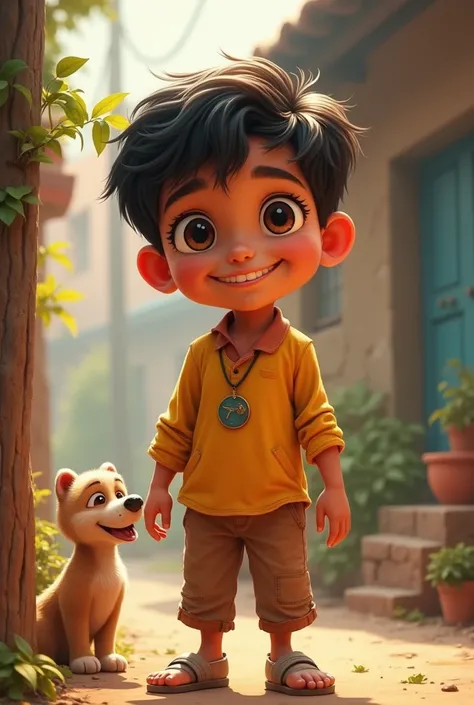 Character Introduction: Introduce Raju, emphasizing his playful nature but also his golden heart.