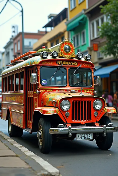 Jeepney sideview. Not frontview