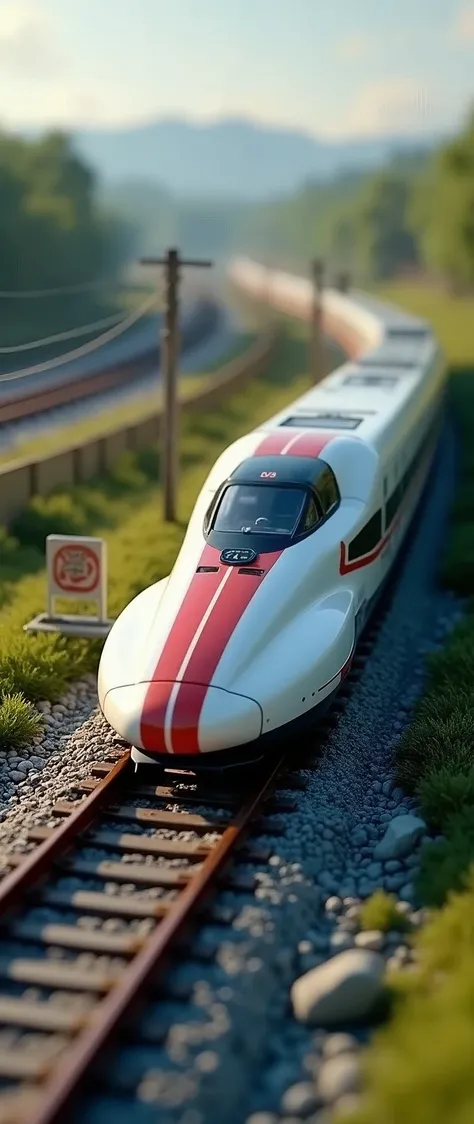 (masterpiece:1.2,Highest quality,Ultra HD,Super detailed),8k,wallpaper,(Photorealistic),Shinkansen miniature plastic model,Isometric 3D Diorama,A vast diorama,Matte Paint,Gentle lighting