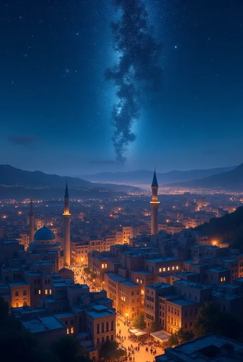 All Nablus with stars
