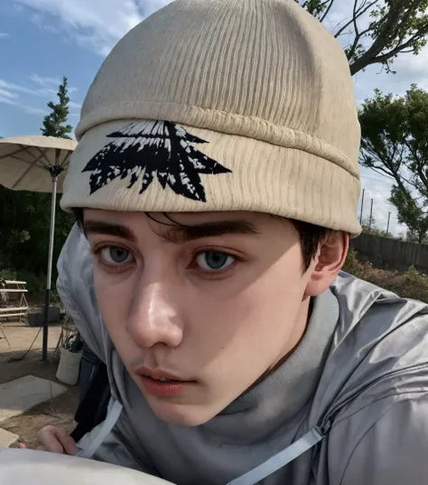 there is a young man with a backpack and a hat, Declan McKenna, taken at the beginning of 2020, Timotee Chalamet, drainage gang bladee, inspired by Jean Malouel, tommy 1 6 years, virtual self, profile photo 1024px, milhas johnstone, mateo dineen, very low ...