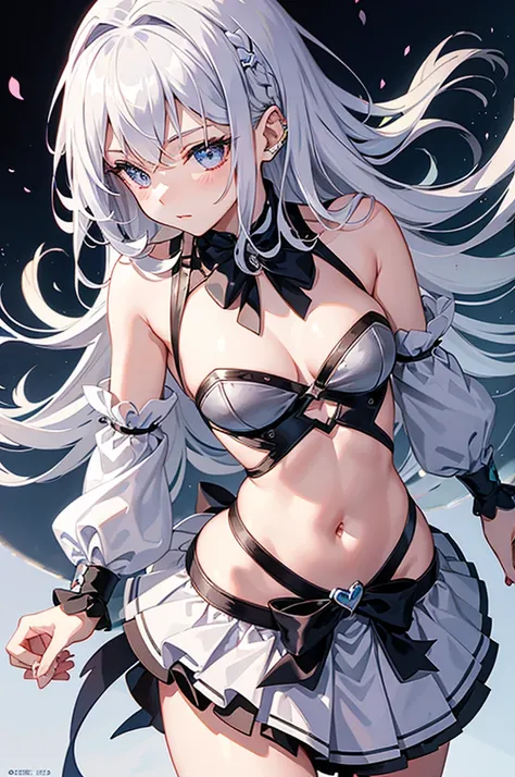 Silver Hair　Magical Girl Tattered