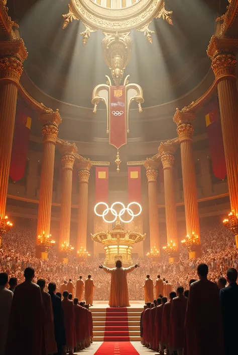 Ceremonie Jeux olympiques