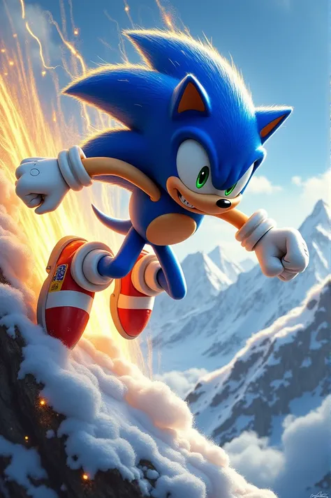 Super Sonic at the top of the eberes 