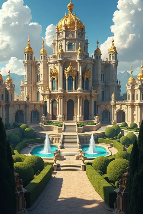 Create a royal palace design 